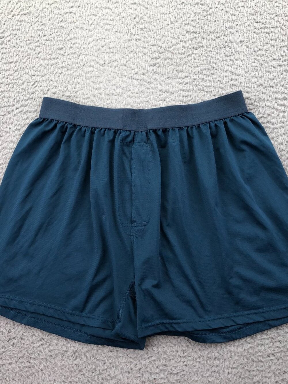 Patagonia Underwear Men Medium Blue Stretch Boxer